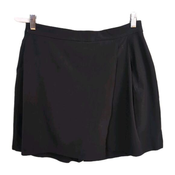 ATHLETA Black Planner Skort Golf Tennis Athleisure Side Zip Women's 10 Tall - Picture 2 of 8